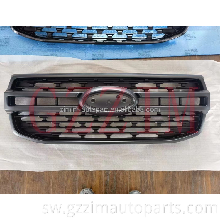 Sehemu za gari grille abs grille ya mbele ya plastiki kwa Ranger XL 2022